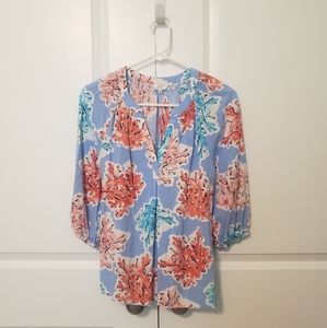 EUC Crown & Ivy, Small Top/Blouse, Multicolored